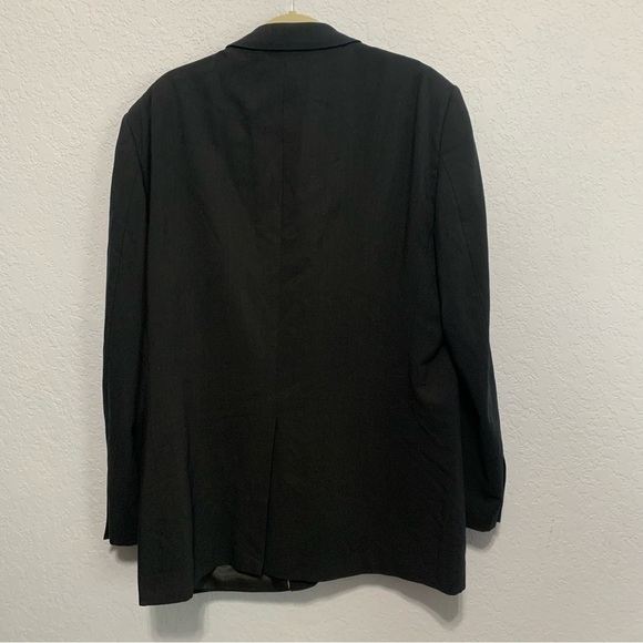 Joseph & Feiss Men’s Wool Navy Blue Lined Two Button Blazer 46L - Picture 9 of 9